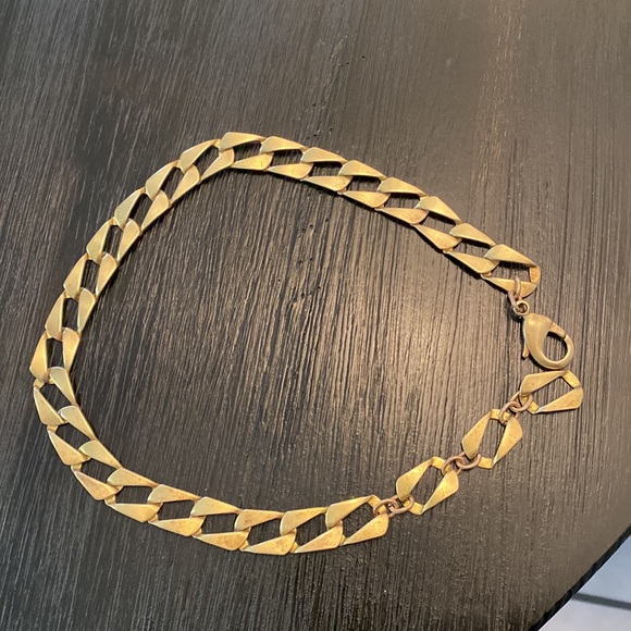 Twisted Silver Muscle Necklace - Picture 5 of 7